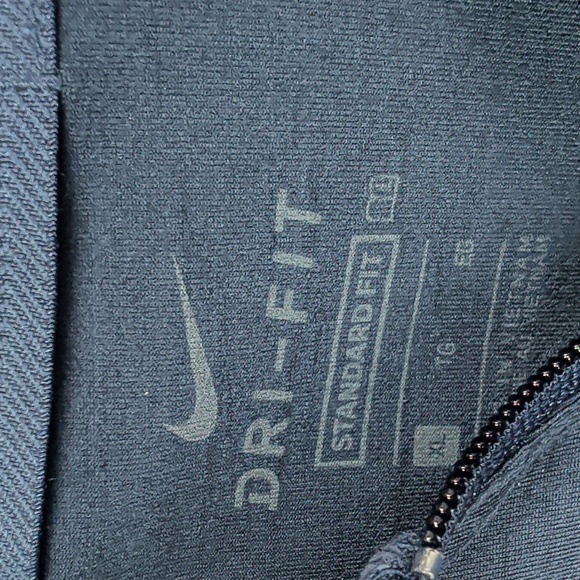 Nike Men's Blue Hoodie Jacket XL Dry Fit - Picture 2 of 2